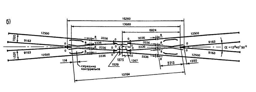 Крестовина р65 1 9 чертеж